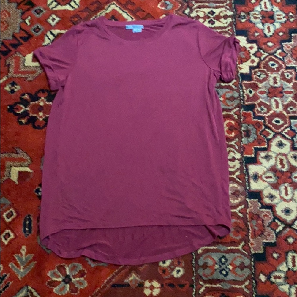 Vince cap sleeve shirt